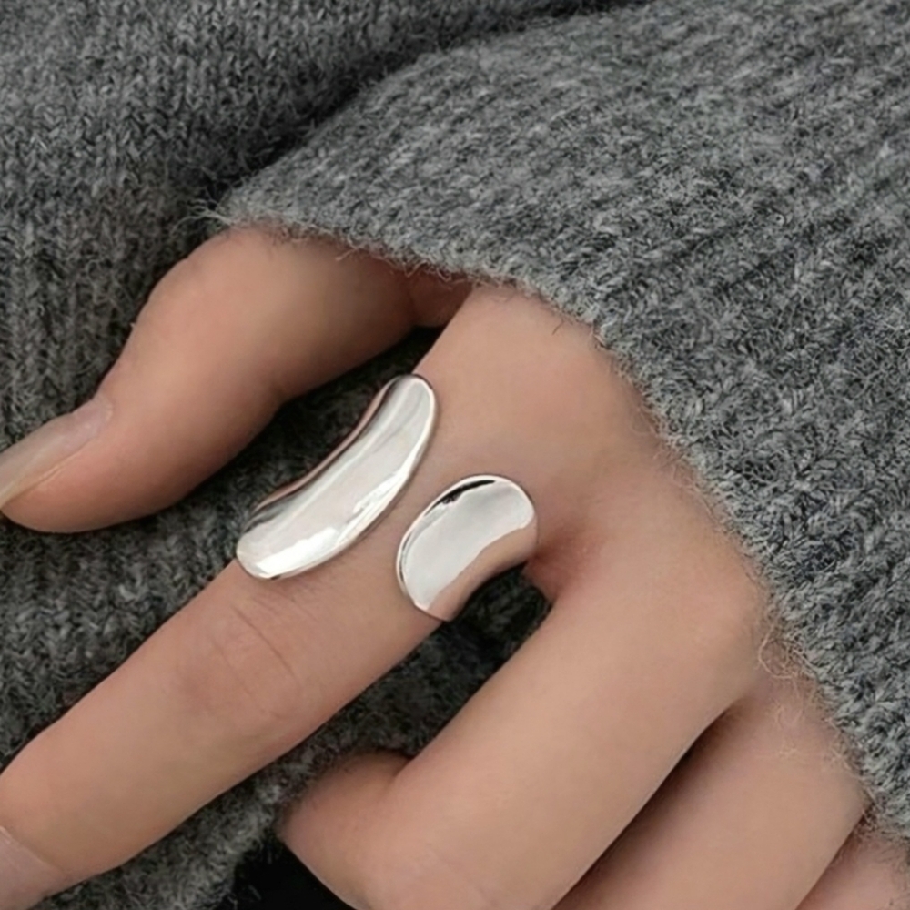Boho Versatile Silver Statement Ring